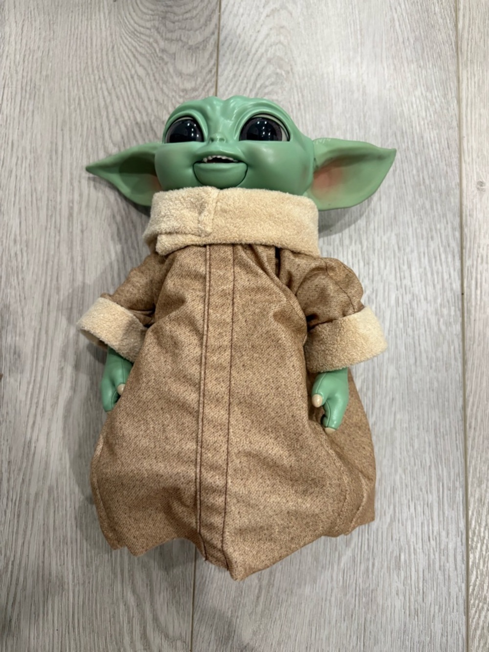 Disney Grogu Green Figure with Tan Robe Doll